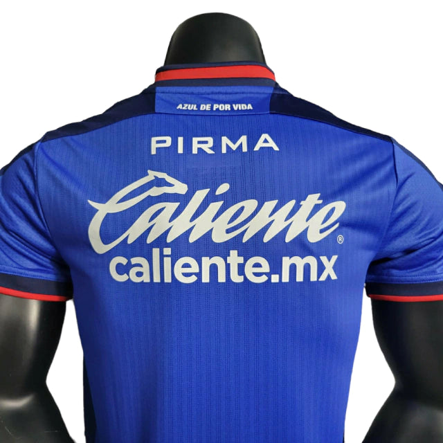 Camisa Cruz Azul do México I (Home) 23/24 - Jogador Masculina - Azul - Manto Elegante