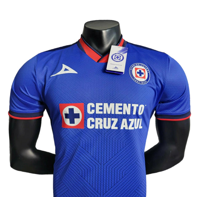 Camisa Cruz Azul do México I (Home) 23/24 - Jogador Masculina - Azul - Manto Elegante