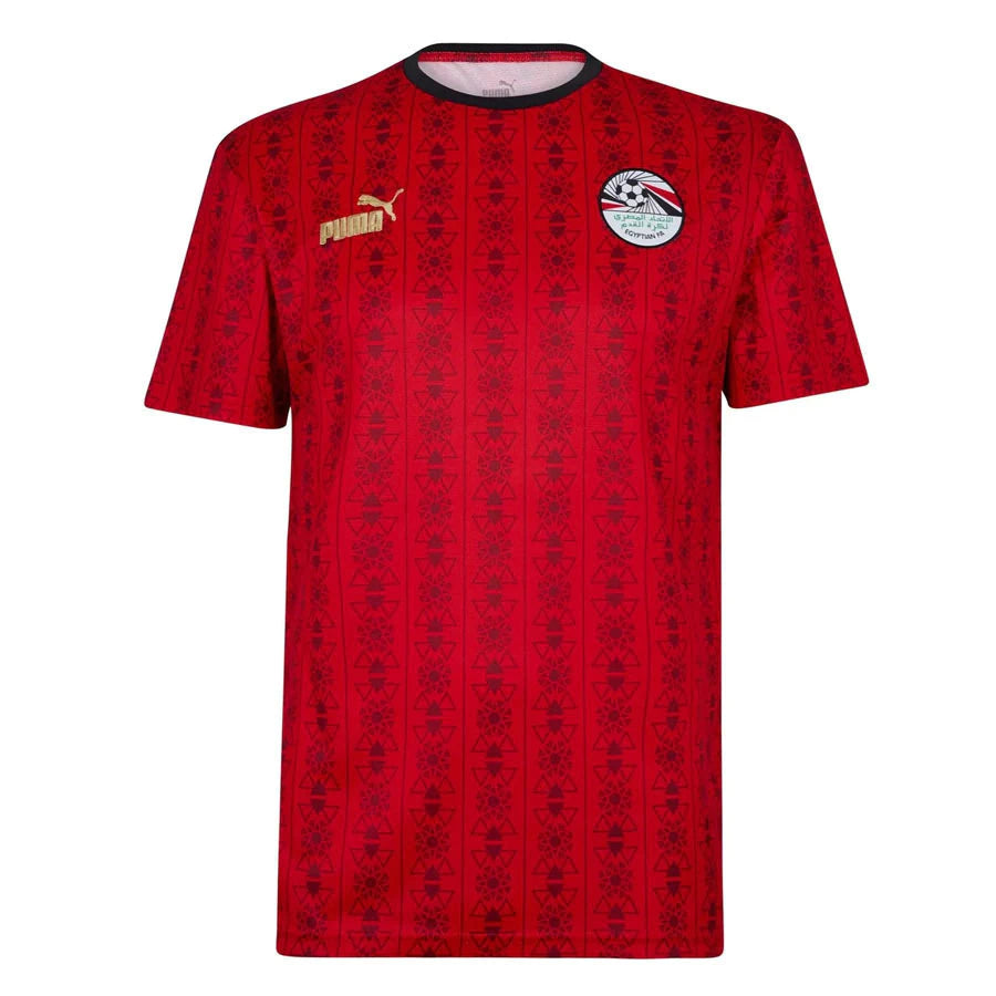 Camisa Seleção do Egito I (Home) 23/24 - Torcedor Masculina - Vermelho - Manto Elegante