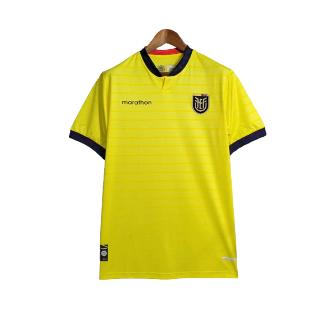 Camisa Seleção do Equador I (Home) 23/24 - Torcedor Masculina - Amarelo - Manto Elegante