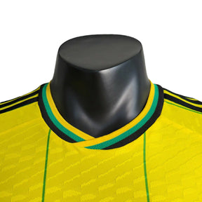 Camisa Jamaica I (Home) 23/24 - Jogador Masculina - Amarelo - Manto Elegante