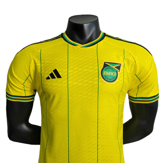 Camisa Jamaica I (Home) 23/24 - Jogador Masculina - Amarelo - Manto Elegante