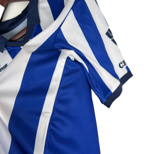 Camisa Monterrey I (Home) 23/24 - Torcedor Masculina - Azul e Branco - Manto Elegante