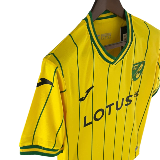 Camisa Norwich I (Home) 22/23 - Torcedor Masculina - Amarelo - Manto Elegante
