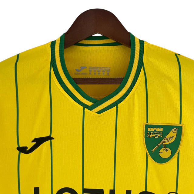 Camisa Norwich I (Home) 22/23 - Torcedor Masculina - Amarelo - Manto Elegante