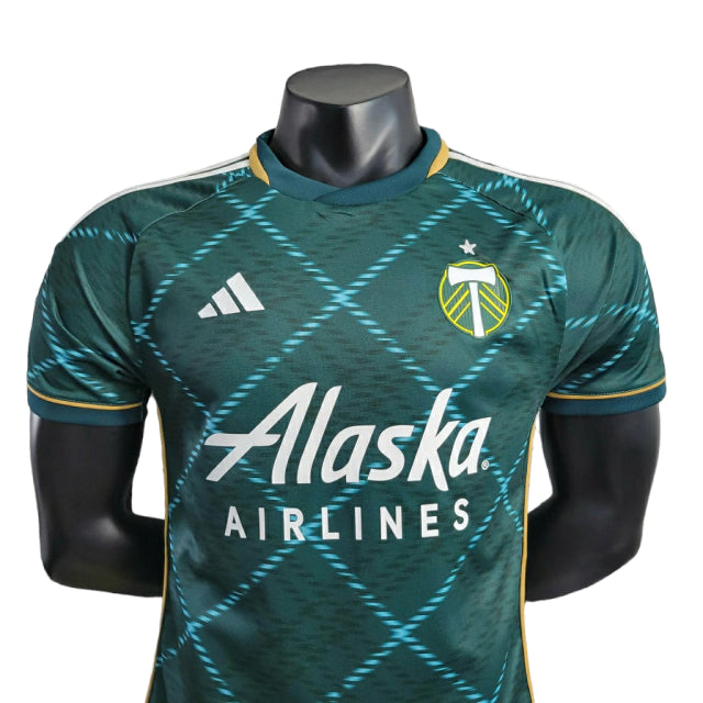 Camisa Portland Timbers FC I (Home) 23/24 - Jogador Masculina - Verde - Manto Elegante