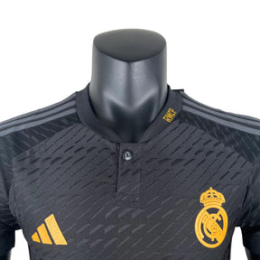 Camisa Real Madrid III (Third) 23/24 - Jogador Masculina - Preto - Manto Elegante