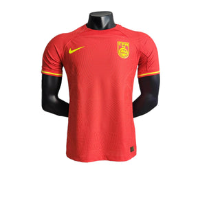 Camisa Seleção da China I (Home) 23/24 - Jogador Masculina - Vermelho - Manto Elegante