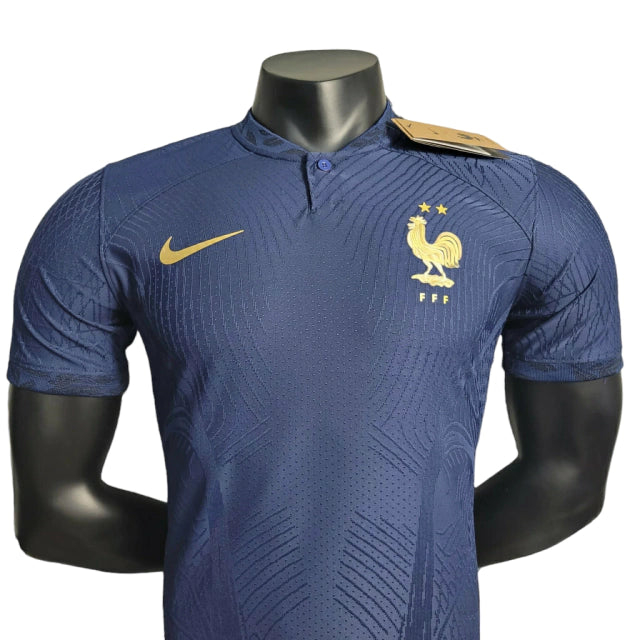 Camisa Seleção da França I (Home) 22/23 - Jogador Masculina - Azul - Manto Elegante