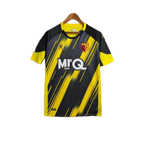 Camisa Watford I (Home) 23/24 - Torcedor Masculina - Amarelo e Preto - Manto Elegante