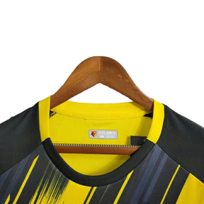 Camisa Watford I (Home) 23/24 - Torcedor Masculina - Amarelo e Preto - Manto Elegante