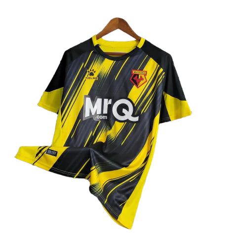 Camisa Watford I (Home) 23/24 - Torcedor Masculina - Amarelo e Preto - Manto Elegante