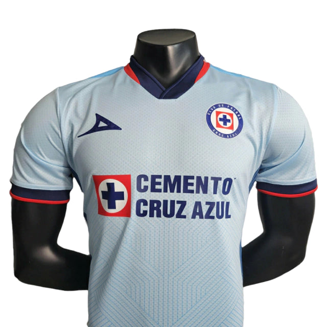 Camisa Cruz Azul do México II (Away) 23/24 - Jogador Masculina - Azul - Manto Elegante