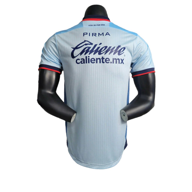 Camisa Cruz Azul do México II (Away) 23/24 - Jogador Masculina - Azul - Manto Elegante