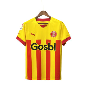 Camisa Girona II (Away) 22/23 - Torcedor Masculina - Amarelo - Manto Elegante