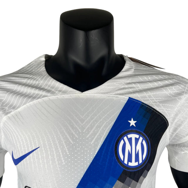 Camisa Inter de Milão II (Away) 23/24 - Jogador Masculina - Branco - Manto Elegante