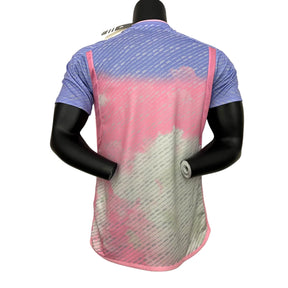 Camisa Seleção do Japão II (Away) 23/24 - Jogador Masculina - Rosa, Roxo e Branco - Manto Elegante