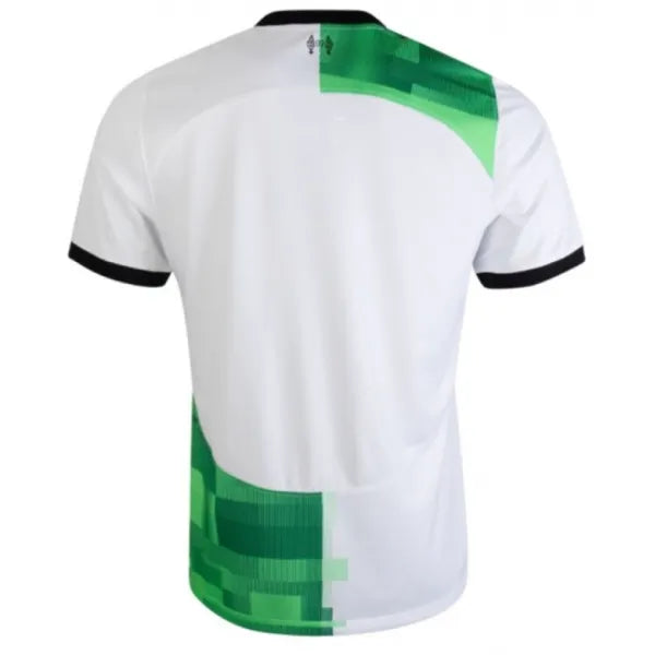 Camisa Liverpool II (Away) 23/24 - Torcedor Masculina - Branco e Verde - Manto Elegante