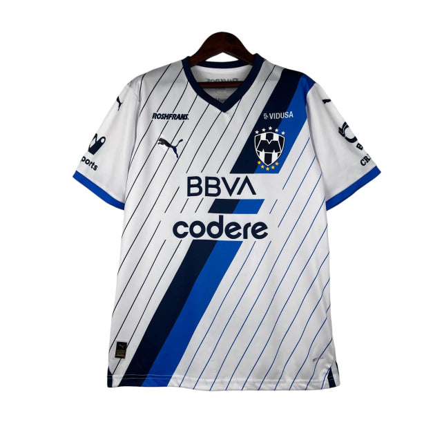 Camisa Monterrey II (Away) 23/24 - Torcedor Masculina - Branco - Manto Elegante