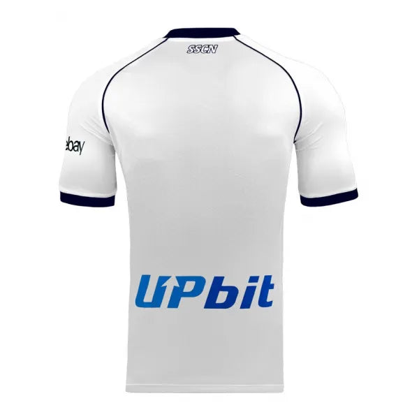 Camisa Napoli II (Away) 23/24 - Torcedor Masculina - Branco - Manto Elegante