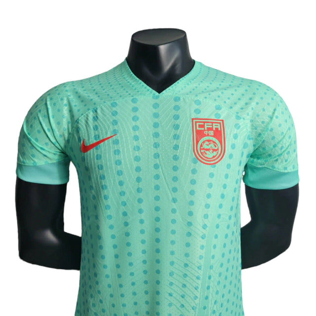 Camisa Seleção da China II (Away) 23/24 - Jogador Masculina - Verde - Manto Elegante