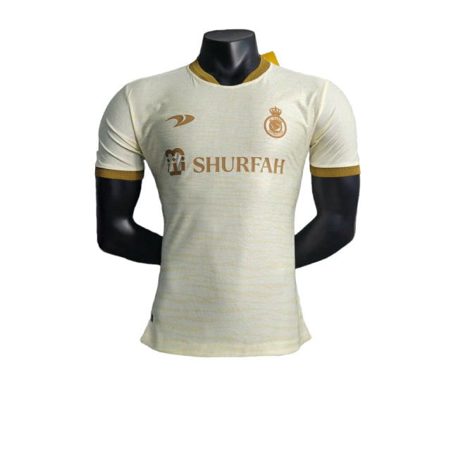 Camisa All-Nassr III (Third) 22/23 - Jogador Masculina - Bege - Manto Elegante