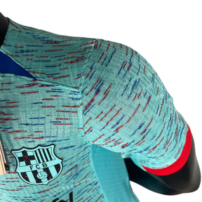 Camisa Barcelona III (Third) 23/24 - Jogador Masculina - Azul - Manto Elegante