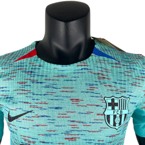 Camisa Barcelona III (Third) 23/24 - Jogador Masculina - Azul - Manto Elegante