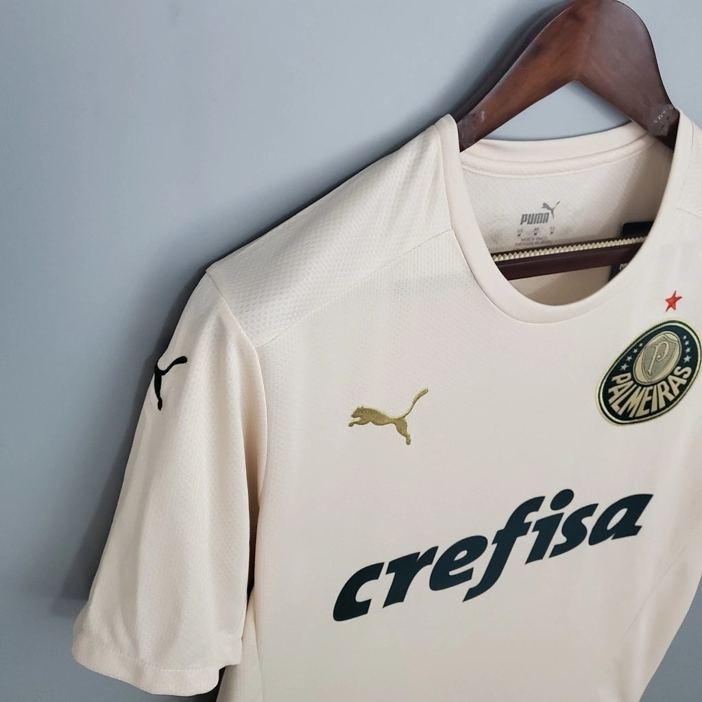 Camisa Palmeiras III 21/22 - Torcedor Masculina - Off White - Manto Elegante