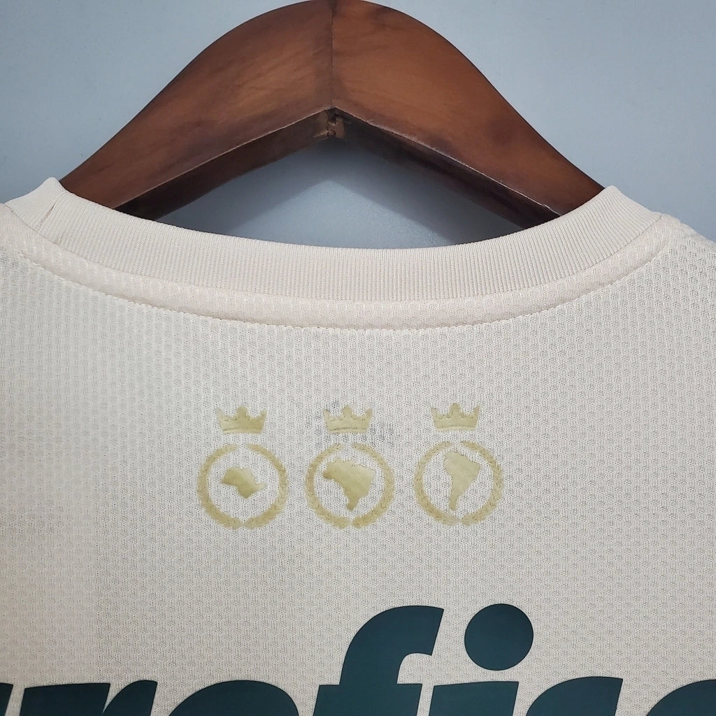 Camisa Palmeiras III 21/22 - Torcedor Masculina - Off White - Manto Elegante