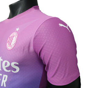 Camisa Milan III (Third) 23/24 - Jogador Masculina - Roxo, Rosa, Azul e Verde - Manto Elegante