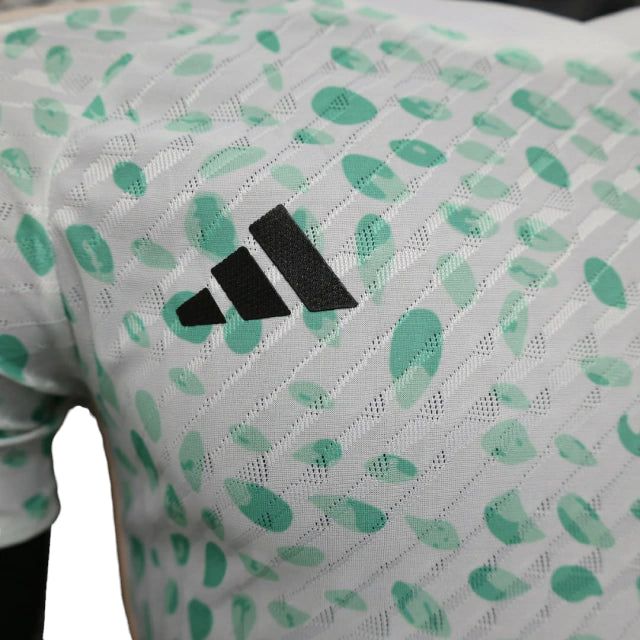 Camisa Seleção do México III (Third) 23/24 - Jogador Masculina - Branco e Verde - Manto Elegante