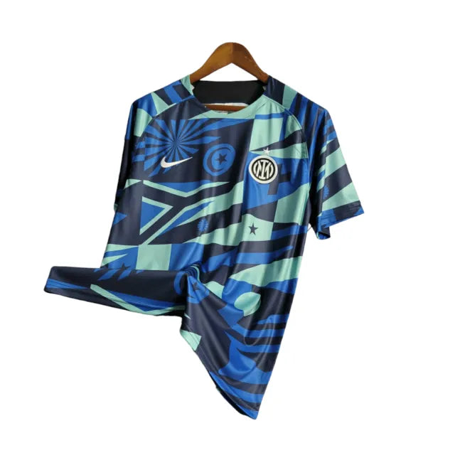 Camisa de Treino Inter de Milão 23/24 - Torcedor Masculina - Tons de Azul - Manto Elegante