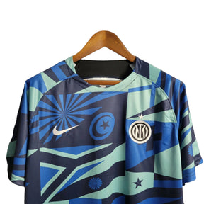 Camisa de Treino Inter de Milão 23/24 - Torcedor Masculina - Tons de Azul - Manto Elegante