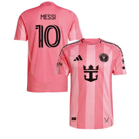 Camisa Inter Miami I Messi #10 2025 - Torcedor Masculina - Rosa