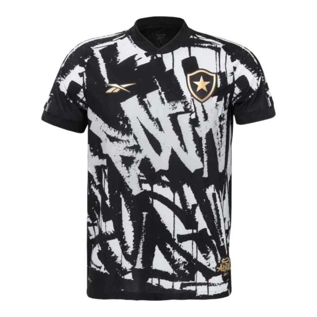 Botafogo Home Shirt 24/25 - Men's Fan - Black and White 