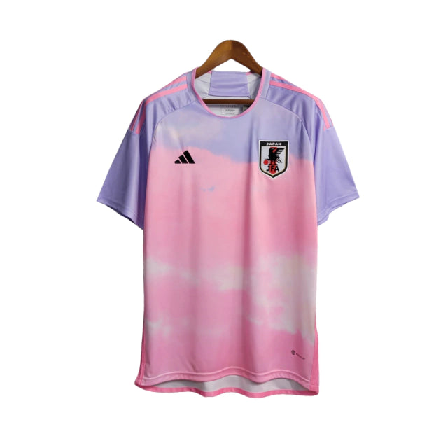 Camisa Seleção do Japão II (Away) 23/24 - Torcedor Masculina - Rosa - Manto Elegante