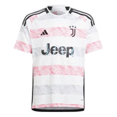 Camisa Juventus II (Away) 23/24 - Torcedor Masculina - Branco, Cinza e Rosa - Manto Elegante