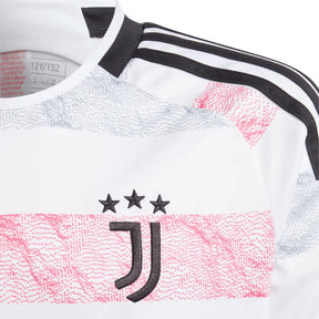 Camisa Juventus II (Away) 23/24 - Torcedor Masculina - Branco, Cinza e Rosa - Manto Elegante