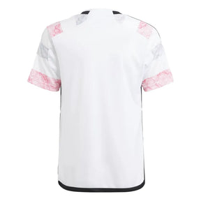 Camisa Juventus II (Away) 23/24 - Torcedor Masculina - Branco, Cinza e Rosa - Manto Elegante