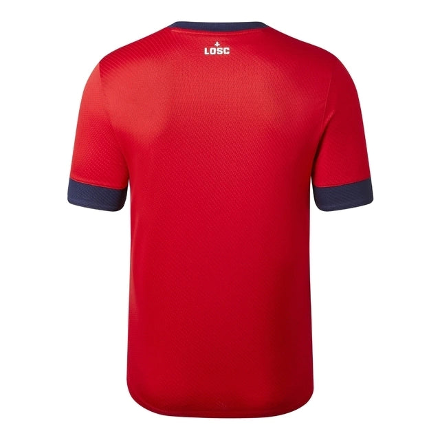 Camisa Lille I (Home) 22/23 - Torcedor Masculina - Vermelho - Manto Elegante