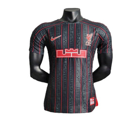 Camisa Liverpool 23/24 - Jogador Masculina - Preto