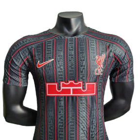 Camisa Liverpool 23/24 - Jogador Masculina - Preto