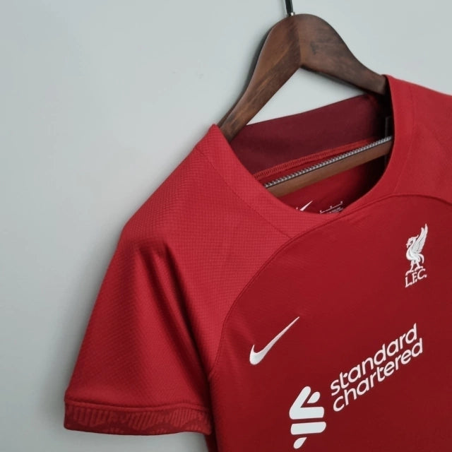 Camisa Liverpool I (Home) 22/23 - Torcedor Feminina - Vermelho - Manto Elegante