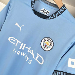 Camisa Manchester City I (Home) 24/25 - Torcedor Masculina - Azul