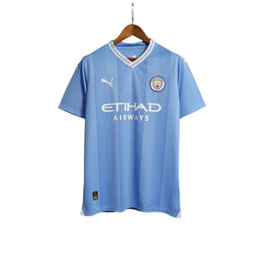 Camisa Manchester City I (Home) 23/24 - Torcedor Masculina - Azul - Manto Elegante