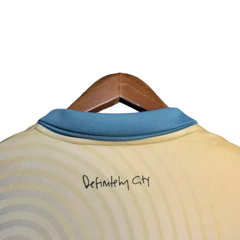 Camisa Manchester City IV (Fourth) 24/25 - Torcedor Masculina - Azul e Rosa