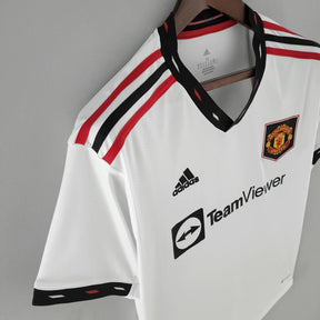 Camisa Manchester United II (Away) 22/23 - Torcedor Masculina - Branco - Manto Elegante