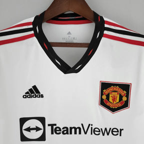 Camisa Manchester United II (Away) 22/23 - Torcedor Masculina - Branco - Manto Elegante