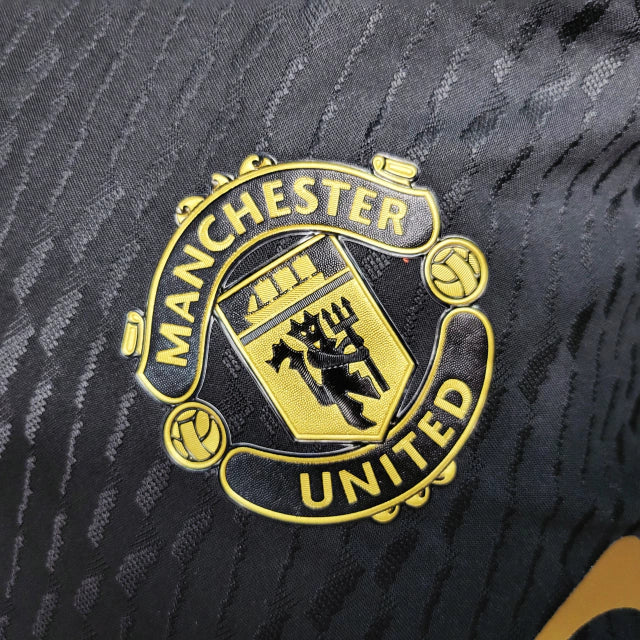 Camisa Manchester United Edição Especial 23/24 - Jogador Masculina - Preto